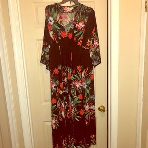 New York and Co. Floral Print Maxi Dress